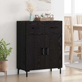  Strani šal Črna Orehovina 69,5 x 34 x 90 cm Konstruiran les, (5000217694) | Shoptok.si