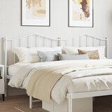  Metalno zamjensko uzglavlje bijelo 160 cm | shoptok.hr