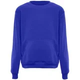 MO Sweater majica kobalt plava