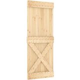  Klizna vrata s priborom za montažu 80 x 210 cm masivna borovina | shoptok.hr