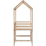  Posteljni okvir z lestvijo in streho 90x190 cm borovina, (21243173) | Shoptok.si