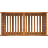  Vrtna sadilica s oblogom 100x50x75 cm od masivnog drva bagrema | shoptok.hr