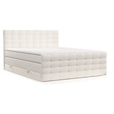 Maison de Rêve Kremno bela boxspring postelja s prostorom za shranjevanje 160x200 cm Blend – | Shoptok.si