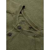 Ombre Men's t-shirt with henley neckline | Shoptok.si
