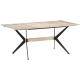  Blagovaonski stol 180 x 90 x 76 cm od masivnog drva manga | shoptok.hr