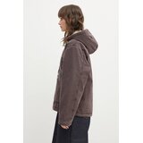 Carhartt WIP Prehodna jakna 'Mitch' čokolada | Shoptok.si
