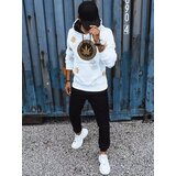 DStreet Bluza męska z nadrukiem biała | Shoptok.si