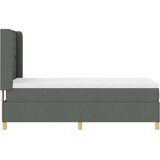  s opruga kutije Tamno siva 100 x 200 cm tkanina | shoptok.hr