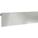 vidaXL Ograja za polže 4 pcs srebrna 100 x 3,5 x 25 cm Cinkana jeklena | Shoptok.si