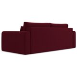 Makamii Bordo baršunasti sklopiva/s prostorom za odlaganje sofa 238 cm Kapua – | shoptok.hr