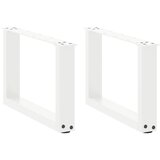  Noge za klub stolić U-oblik 2 kom Bijele 50 x (30-31) cm Čelik | Eponuda.com