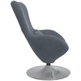  Jajolika fotelja Tamno siva Baršun | shoptok.hr