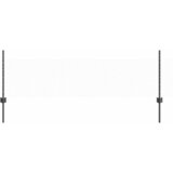 vidaXL Stupovi za ograde 5 kom U-kanal Siva 60 cm Čelik, Šesterokutna ograda Siva 0,5x10 m Čelik | shoptok.hr