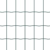 vidaXL Evropska ograja z 5 U stebrički Zelena 1,6x10 m Jeklo Cene