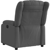 vidaXL Naslanjač temno siv blago | Shoptok.si