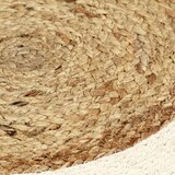  Podmetači okrugli 6 kom obični/prirodni 38 cm od jute i pamuka | shoptok.hr