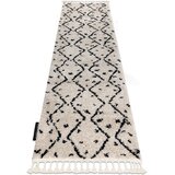 RugsX Preproge Tekač, Tekač BERBER TETUAN B751 cikcak krem 70x200 cm Bež | Shoptok.si