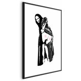  Plakat - Painful Sitting 40x60 Crni okvir s margom | shoptok.hr