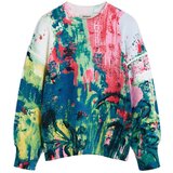 Desigual Pulover apno / smaragd / meta / roza Cene