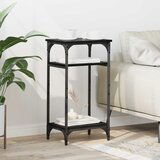 vidaXL Bocni stol Crni hrast 40 x 30 x 75 cm Konstruirano drvo | shoptok.hr