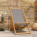  plažna ležalnika Svetlo siva Trden tikov les, (5000288913) | Shoptok.si