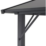  Sjenica s krovom aluminijska 3 x 3 m antracit | shoptok.hr