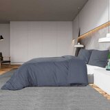  Set posteljine za poplun antracit 155x220 cm lagana mikrovlakna | Eponuda.com