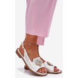 S. BARSKI Ladies Sandals On Flat Heel With Decorative Detail S.Barski | Shoptok.si