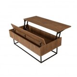 Hanah home Est Klub sto 120x43x60cm, Smeđa | Eponuda.ba