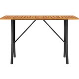  Vrtna sofa 3-sjed s jastucima i stolom od crnog poliratana | shoptok.hr