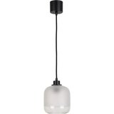 Brilagi LED luster na sajli RETRO GLASS 1xE27/60W/230V, prečnik 14 cm, crna/bela | Eponuda.com
