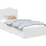  Konstrukcija postelje Bela 90 x 190 cm Konstruiran les, (5000102317) | Shoptok.si