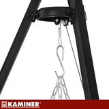 Kaminer vrtni tripod roštilj s inox rešetkom 70 cm | shoptok.hr