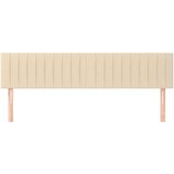  Posteljno vzglavje 2 kosa krem 100x5x78/88 cm blago, (20952695) | Shoptok.si