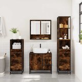  4-dijelni set kupaonskog namještaja boja hrasta drveni | shoptok.hr
