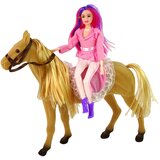 Lean Toys Komplet s punčko in konjem | Shoptok.si
