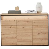 Voleo komoda, črna, hrast artisan | Shoptok.si
