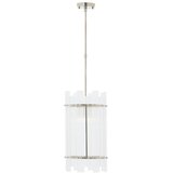 Premier Housewares Metalna viseća svjetiljka u srebrnoj boji sa staklenim sjenilom ø 27 cm Ritz – | shoptok.hr