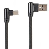  Kabel USB na USB-C 1m kotni črn, (20584066) Cene