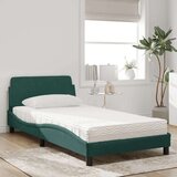  Krevet s madracem tamnozeleni 100x200 cm baršunasti | shoptok.hr