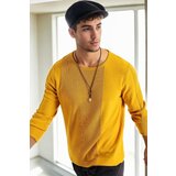 Dewberry 60226 Knitwear Menswear Sweater-MUSTARD Cijene