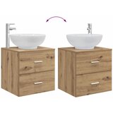  Set namještaja za kupaonicu 3 kom. Hrast artisan | shoptok.hr