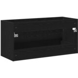 Ormarić za umivaonik u kupaonici crni hrast 100x38,5x48 cm inženjerski drvo | shoptok.hr