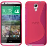  Gumijasti / gel etui S-Line za HTC Desire 620 / 620G - roza Cene