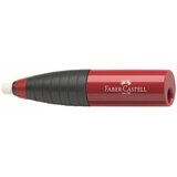 Faber-castell zarezač Twist sa gumicom crveni/plavi - 1 kom Cene