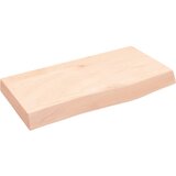 vidaXL Zidna polica 60 x 30 x 6 cm od neobrađene masivne hrastovine Cijene