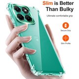 Techsuit Shockproof Clear Silicone prozirna maskica otporna na udarce za Motorola Edge 70 Fusion | Shoptok.si