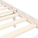  Za krevet s uzglavljem bijeli 200x200 cm od masivnog drva | shoptok.hr