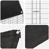  Kavez za piliće 2 pcs Srebrno 600 x 100 x 210 cm Cinkani čelik | shoptok.hr