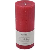 Rustic candles by Ego dekor Crvena svijeća Rust, vrijeme gorenja 58 h | shoptok.hr